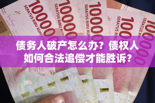 济南债务人破产怎么办？债权人如何合法追偿才能胜诉？