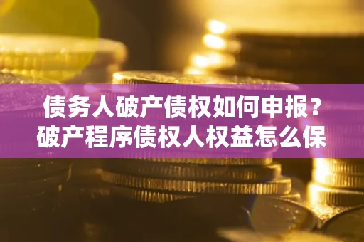 济南债务人破产债权如何申报？破产程序债权人权益怎么保障？