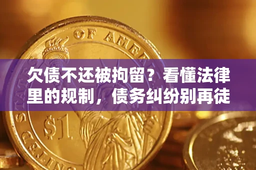 济南欠债不还被拘留？看懂法律里的规制，债务纠纷别再徒劳奔波