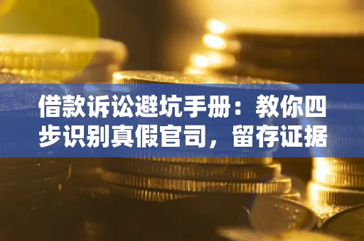 济南借款诉讼避坑手册：教你四步识别真假官司，留存证据不踩雷