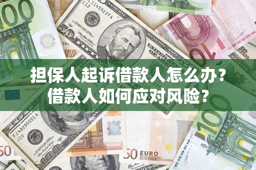 济南担保人起诉借款人怎么办？借款人如何应对风险？