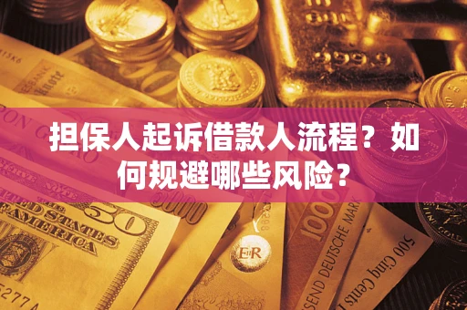 济南担保人起诉借款人流程？如何规避哪些风险？