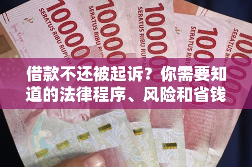 济南借款不还被起诉？你需要知道的法律程序、风险和省钱技巧