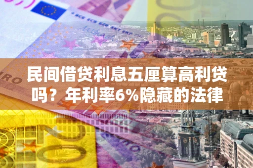 济南民间借贷利息五厘算高利贷吗？年利率6%隐藏的法律风险全解析