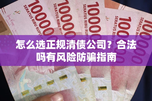 济南怎么选正规清债公司？合法吗有风险防骗指南